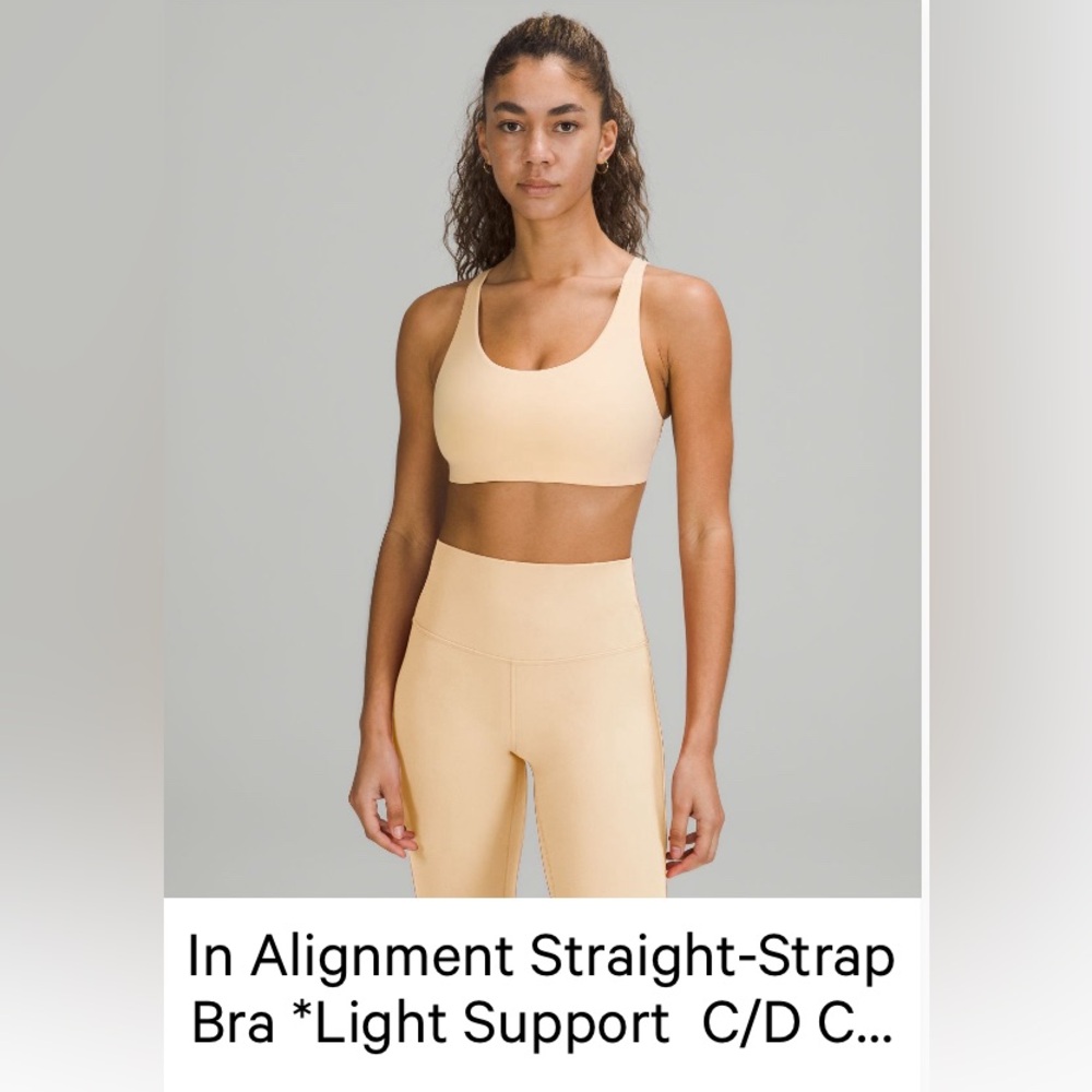In Alignment Straight-Strap Bra *Light Support C/D Cup